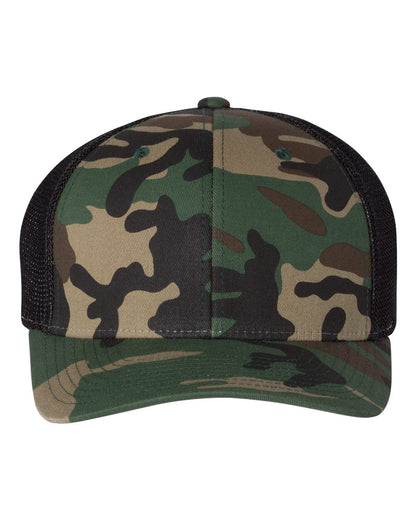 Richardson R-Flex Trucker Cap 110 #color_Army Camo/ Black