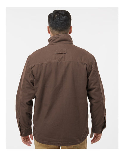 DRI DUCK Endeavor Canyon Cloth™ Canvas Jacket with Sherpa Lining 5037 #colormdl_Tobacco