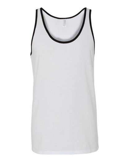 BELLA + CANVAS Jersey Tank 3480 #color_White/ Black