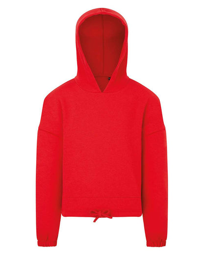 TriDri Youth Maria Hooded Sweatshirt TD85B #color_Fire Red