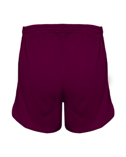 Alleson Athletic Youth Stride Shorts 2273 #color_Maroon/ White