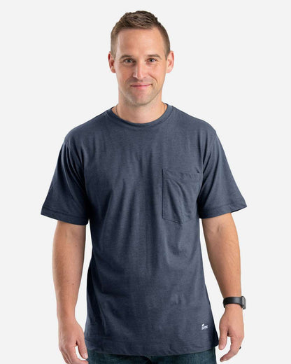 Berne Apparel Men's Tall Lightweight Performance T-Shirt BSM38T #colormdl_Space Blue
