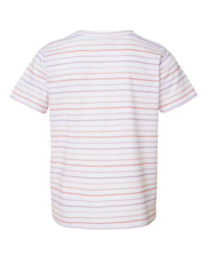 Rabbit Skins Toddler Fine Jersey Tee 3321 #color_Lilac Stripe
