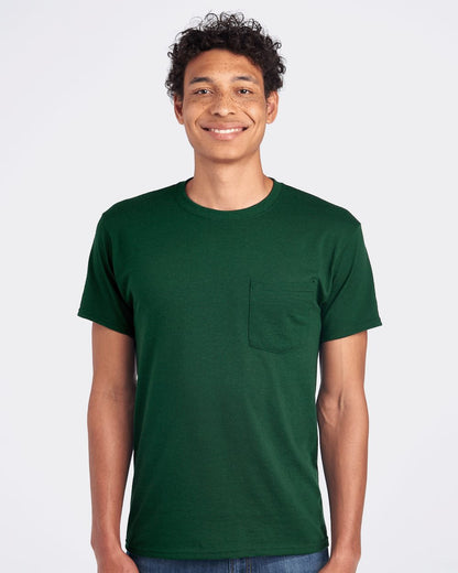 JERZEES Unisex Dri-Power® 50/50 Pocket T-Shirt 29MPR JERZEES Unisex Dri-Power® 50/50 Pocket T-Shirt 29MPR