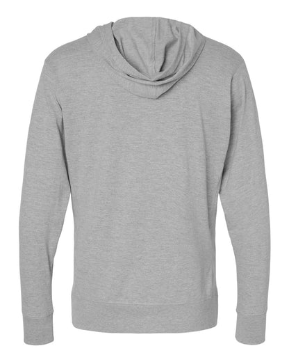 J. America Unisex Jersey Sport Lace Hooded Pullover 8231 #color_Oxford