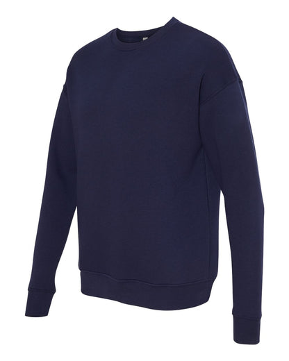 BELLA + CANVAS Unisex Sponge Fleece Drop Shoulder Crewneck Sweatshirt 3945 #color_Navy