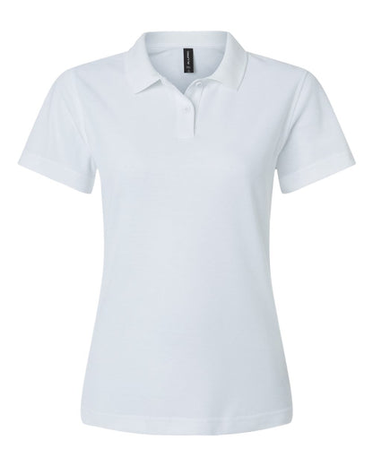 AllPro Women's Pique Polo 62800L #color_White