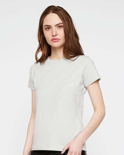 LAT Women's Fine Jersey Tee 3516 #colormdl_Silver
