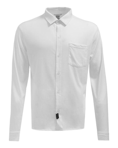 Recover Men's Eco Button Down Shirt EC650 #color_White