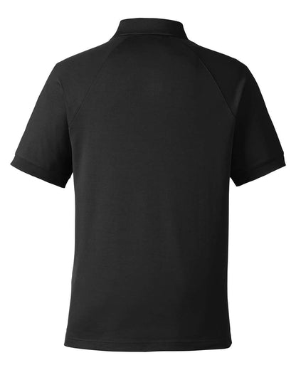 Harriton Men's Charge Snag and Soil Protect Polo M208 #color_Black