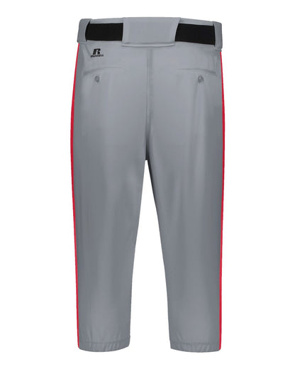 Russell Athletic Unisex 2.0 Piped Diamond Series Knickers R21LGM #color_Baseball Grey/ True Red