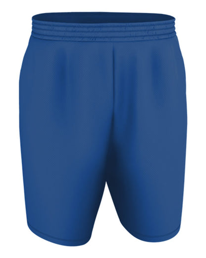 Alleson Athletic Youth Blank Game Shorts A205BY #color_Royal/ White