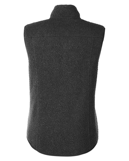 North End Women's Aura Sweater Fleece Vest NE714W #color_Black/ Black
