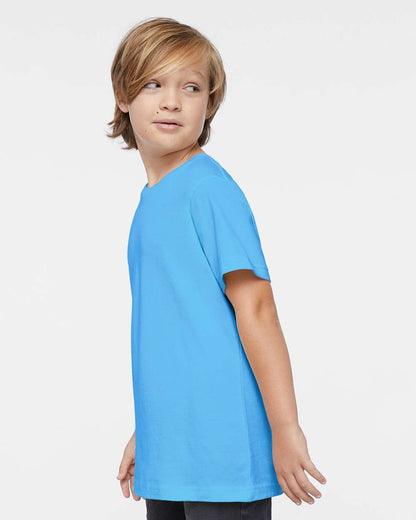 LAT Youth Fine Jersey Tee 6101 #colormdl_Aqua