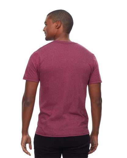 Threadfast Apparel Unisex Epic CVC T-Shirt T1001 #colormdl_Heather Maroon