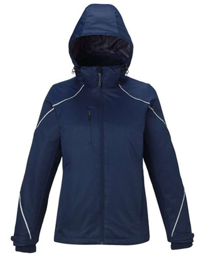 North End Women's Angle 3-in-1 Jacket with Bonded Fleece Liner 78196 #color_Night