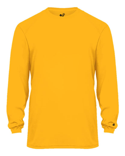 Badger Men's Ultimate SoftLock™ Long Sleeve T-Shirt 4004 #color_Gold