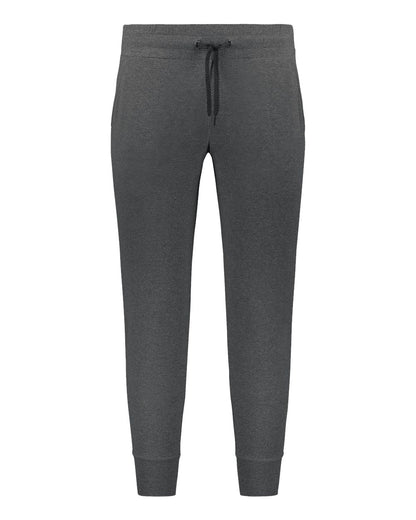 Holloway Women's Eco Revive™ Ventura Soft Knit Joggers 222799 #color_Carbon Heather