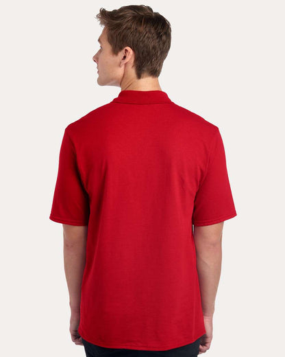 JERZEES Men's Dri-Power® Polo with Pocket 436MP #colormdl_True Red