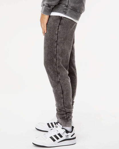 Independent Trading Co. Mineral Wash Fleece Pants PRM50PTMW #colormdl_Black