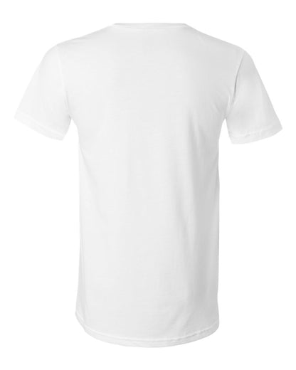 BELLA + CANVAS Unisex Jersey V-Neck Tee 3005 #color_White