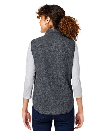 North End Women's Aura Sweater Fleece Vest NE714W #colormdl_Carbon/ Carbon