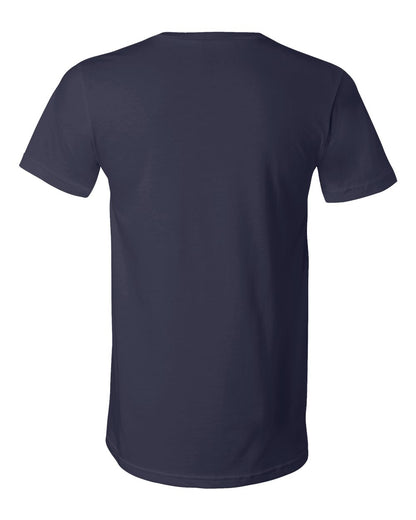 BELLA + CANVAS Unisex Jersey V-Neck Tee 3005 #color_Navy
