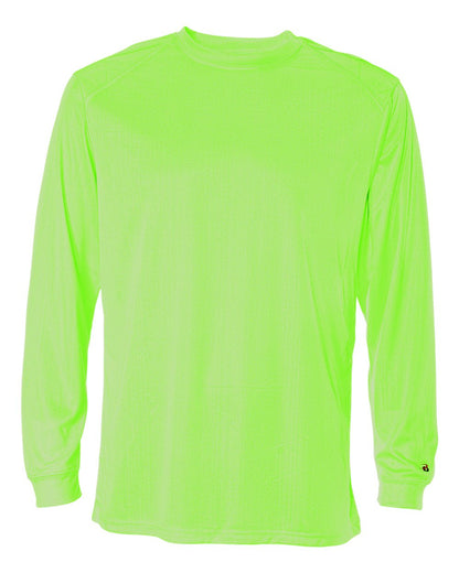 Badger B-Core Long Sleeve T-Shirt 4104 #color_Lime