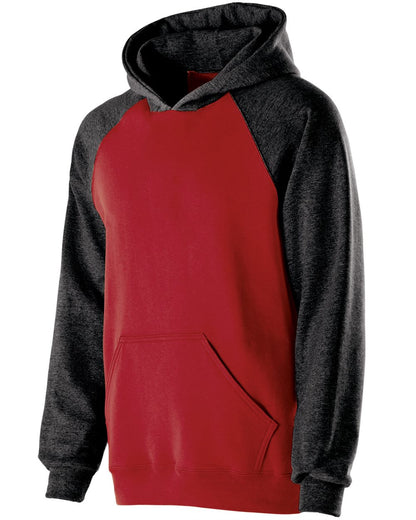 Holloway Youth Cotton/Poly Fleece Banner Hooded Sweatshirt 229279 Holloway Youth Cotton/Poly Fleece Banner Hooded Sweatshirt 229279