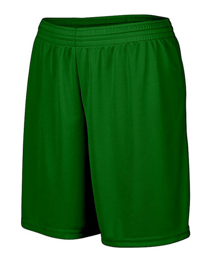 Augusta Sportswear Women's Octane Shorts 1423 #color_Dark Green