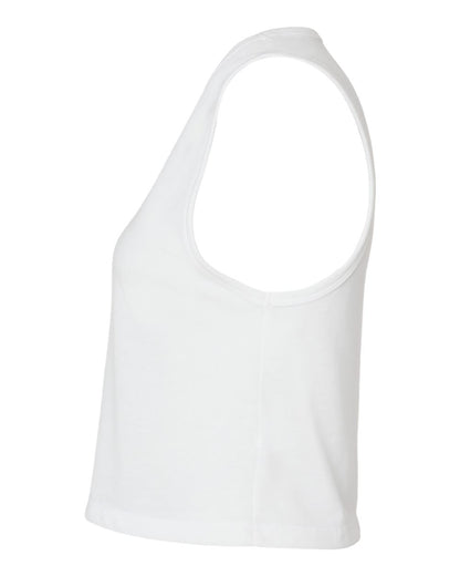 Next Level Women's Festival Crop Tank 5083 #color_White