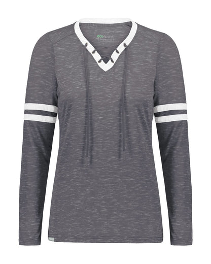 Holloway Women's Eco Revive™ Monterey Long Sleeve V-Neck T-Shirt 223246 Holloway Women&#39;s Eco Revive™ Monterey Long Sleeve V-Neck T-Shirt 223246