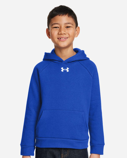 Under Armour Youth Rival Fleece Hooded Sweatshirt 1379792 Under Armour Youth Rival Fleece Hooded Sweatshirt 1379792