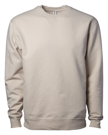 Independent Trading Co. Lux Heavyweight Modal Crewneck Sweatshirt INDLUXCREW Independent Trading Co. Lux Heavyweight Modal Crewneck Sweatshirt INDLUXCREW