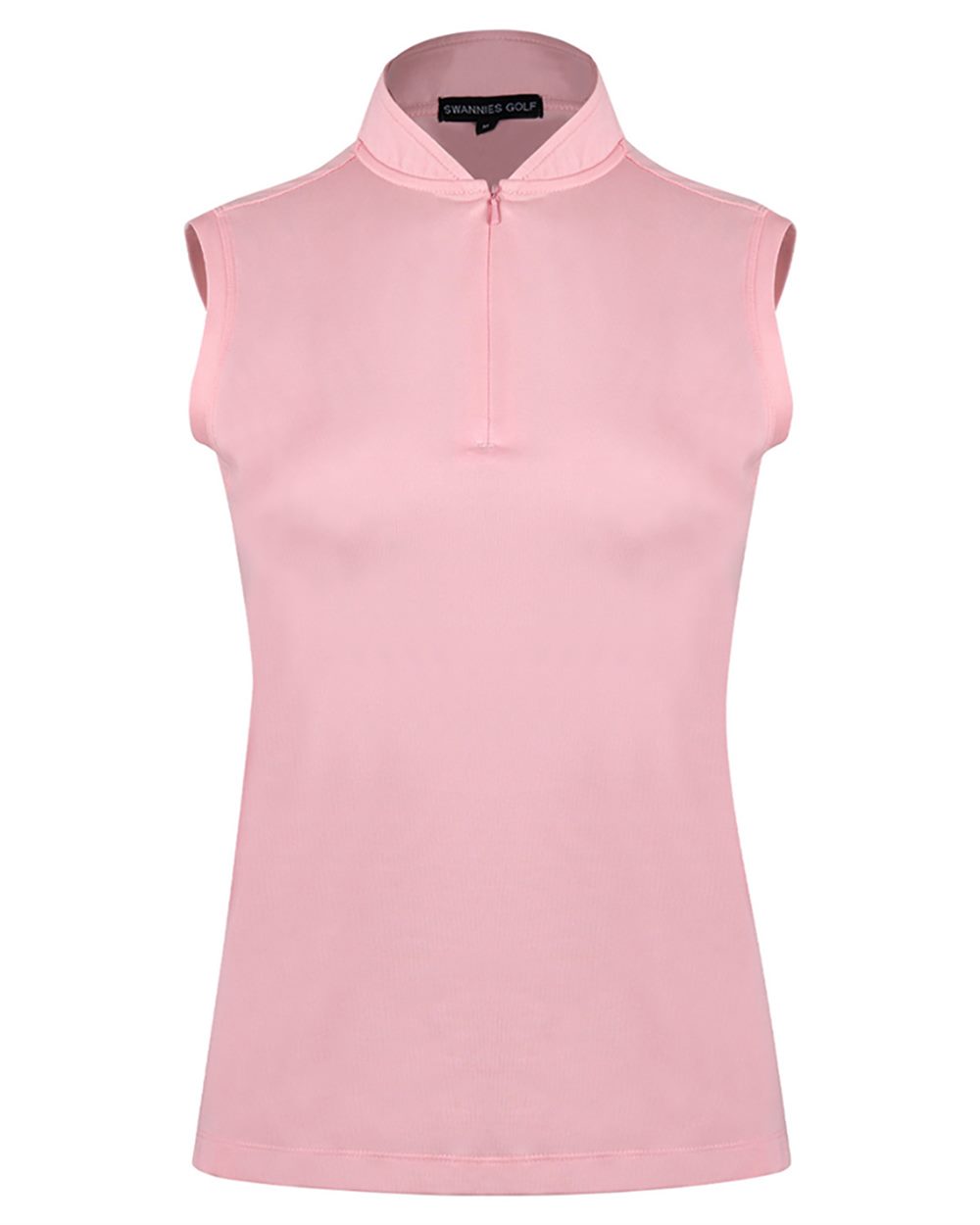 Swannies Women's Brynn Quarter-Zip Sleeveless Polo SW2900L