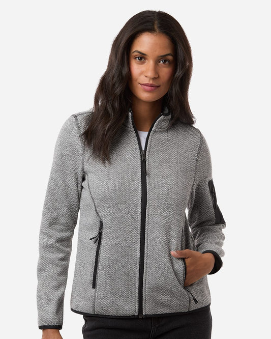 North End Women's Jasper Full-Zip Fleece Jacket NE730W