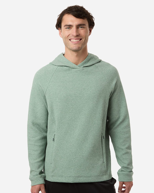 North End Men's Spirit Textured Hooded Pullover NE729