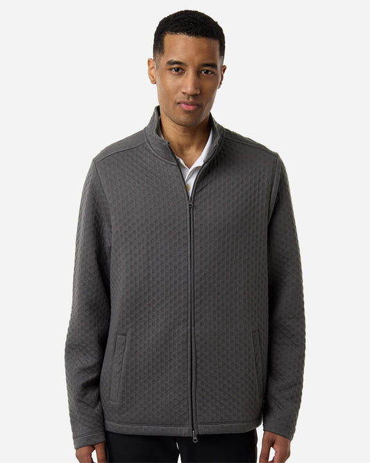 Devon & Jones Men's Berkley Textured Full-Zip Jacket DG740