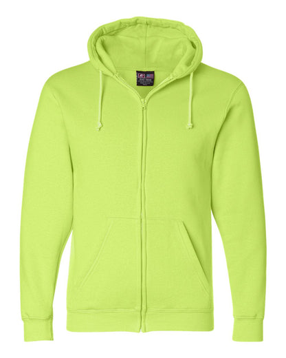 Bayside USA-Made Full-Zip Hooded Sweatshirt 900 #color_Lime Green