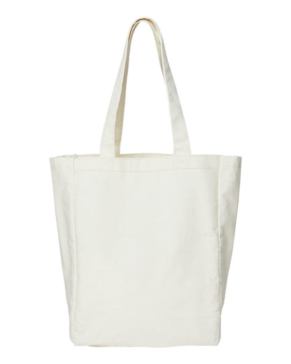 Liberty Bags Allison Cotton Canvas Tote 9861 #color_Natural