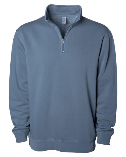 Independent Trading Co. Unisex Pigment-Dyed Quarter-Zip Pullover PRM4600QZ Independent Trading Co. Unisex Pigment-Dyed Quarter-Zip Pullover PRM4600QZ