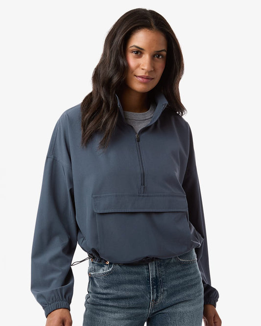 Boxercraft Women's Stretch Woven Quarter-Zip Pullover BW5204