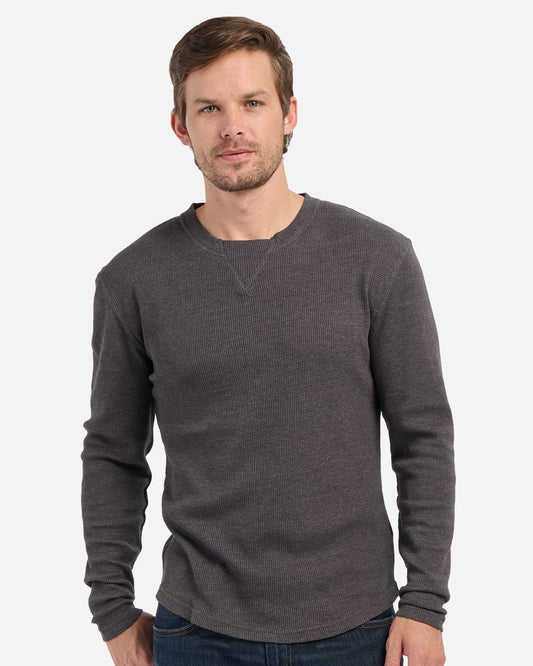 Boxercraft Men's Waffle Knit Long Sleeve T-Shirt BM3103