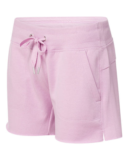 MV Sport Women's Jolene Fundamental Fleece Shorts W23151 #color_Wisteria