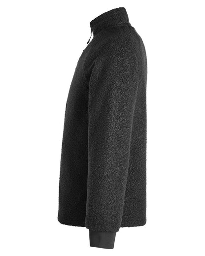 North End Men's Aura Sweater Fleece Quarter-Zip Pullover NE713 #color_Black/ Black