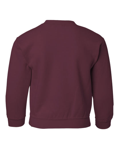 Gildan Youth Heavy Blend™ Crewneck Sweatshirt 18000B #color_Maroon