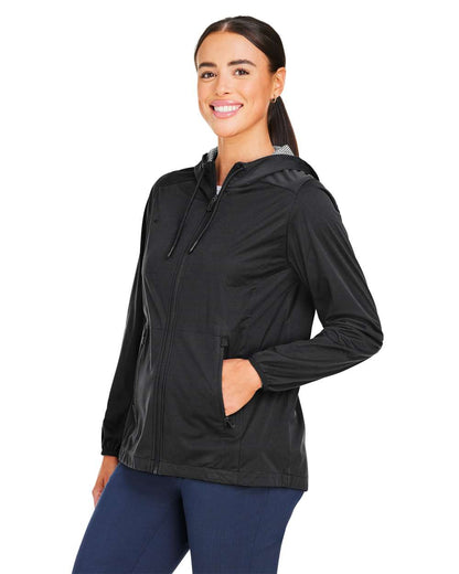 North End Women's Network Lightweight Jacket NE75W #colormdl_Black Heather