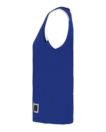 Alleson Athletic Women's Retro Basketball Jersey A55000 #color_Royal/ Black/ White