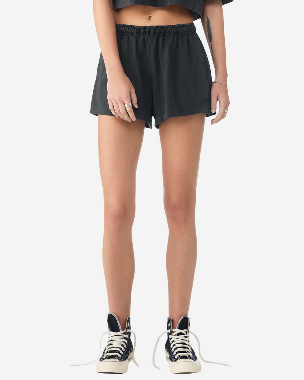 BELLA + CANVAS Women's Garment-Dyed Shorts 6824GD