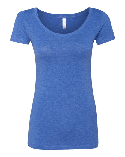 Next Level Women’s Triblend Scoop Neck T-Shirt 6730 #color_Vintage Royal